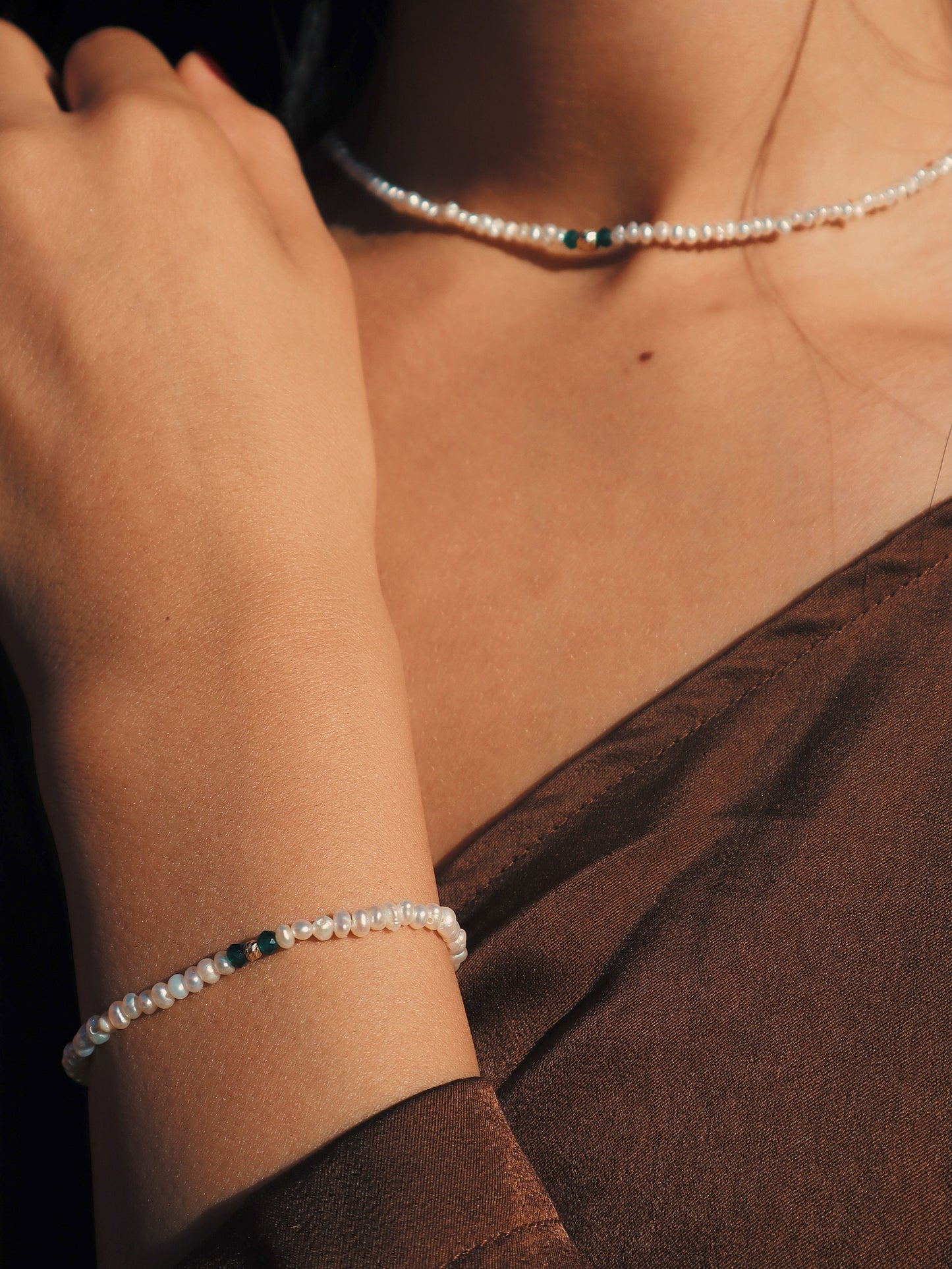 Ensemble NOURIA – Collier & Bracelet