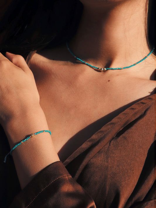 Ensemble "Cléopâtre" (Collier + Bracelet)